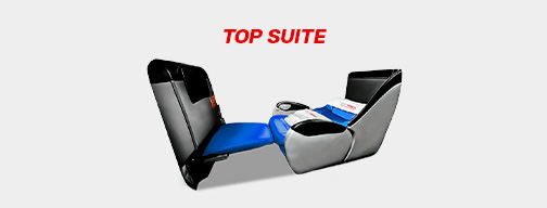Asientos del servicio Top Suite de Top Perú